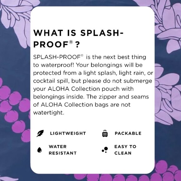 ALOHA Collection—Mini Pouch—RARE Limited Edition Kaua'i Mokihana *NWT* - Picture 7 of 7